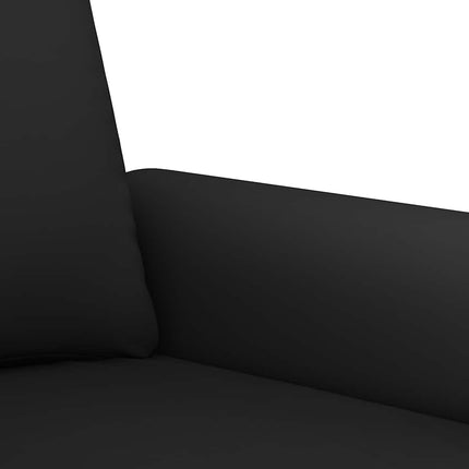sofasæt 4 dele med hynder velour sort