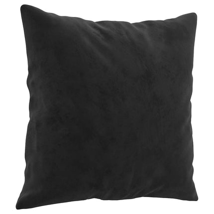 sofasæt 4 dele med puder velour sort