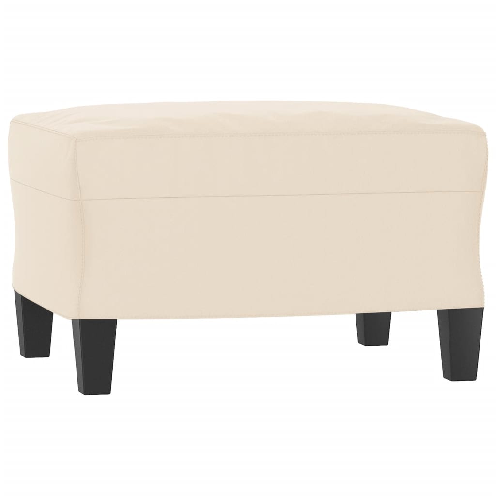 sofasæt 4 dele med hynder mikrofiberstof beige