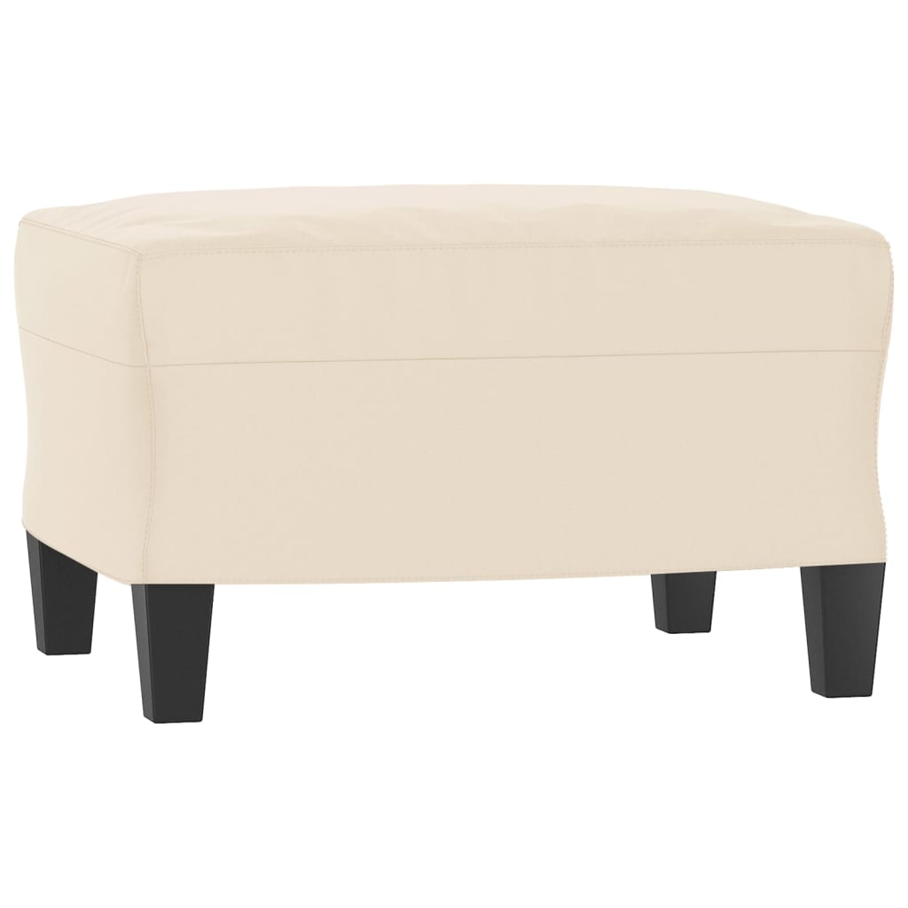 sofasæt 3 dele med hynder mikrofiberstof beige