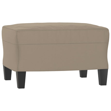 sofasæt 3 dele med puder mikrofiberstof gråbrun