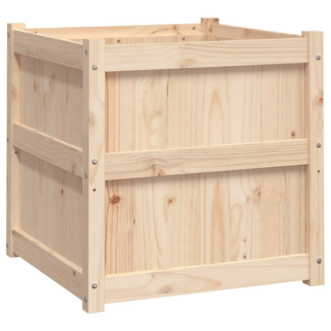 plantekasse 60x60x60 cm massivt fyrretræ