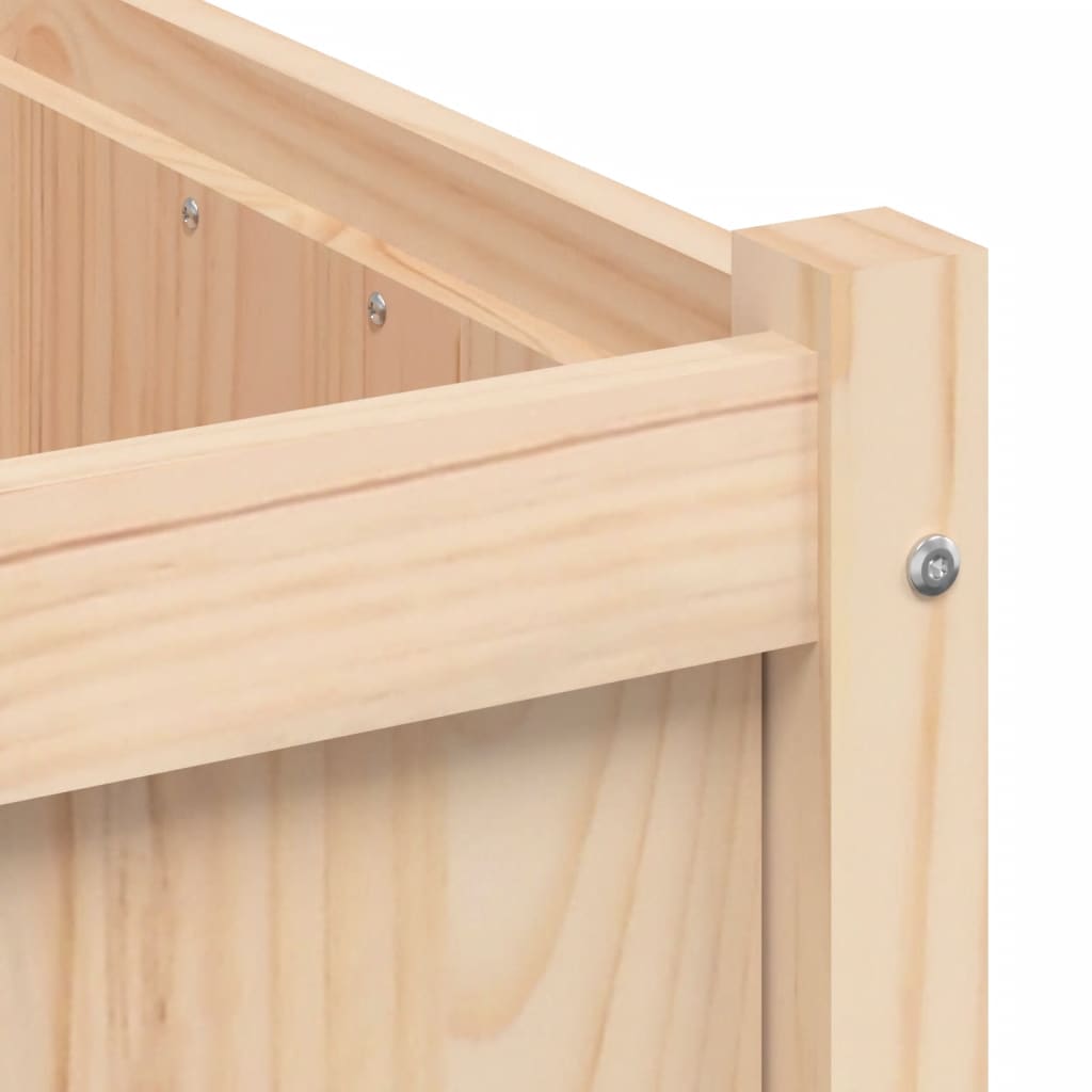 plantekasse 60x60x60 cm massivt fyrretræ