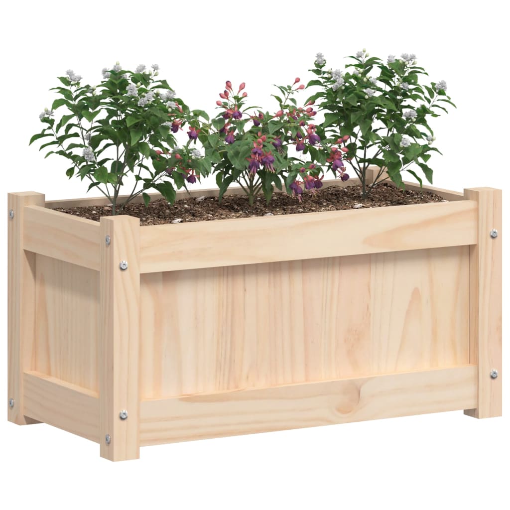 plantekasse 60x31x31 cm massivt fyrretræ