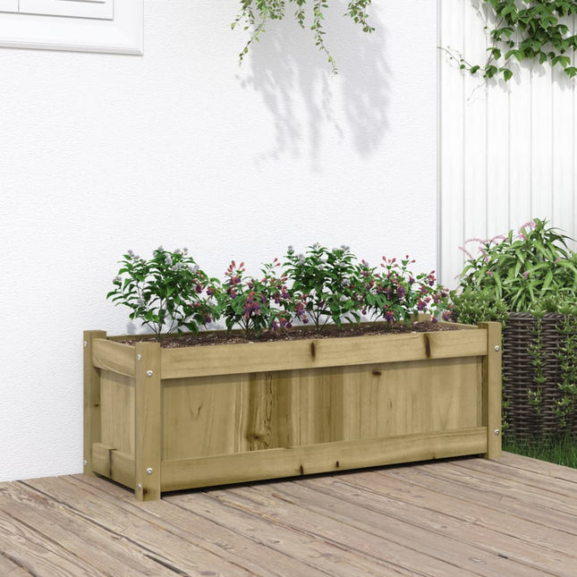 plantekasse 90x31x31 cm imprægneret fyrretræ