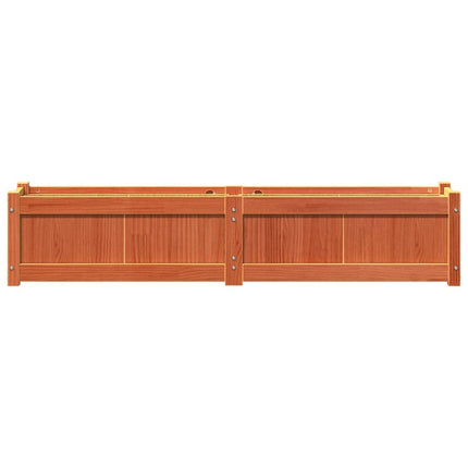 plantekasse 150x31x31 cm massivt fyrretræ gyldenbrun