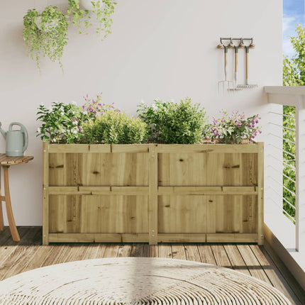 plantekasse 150x50x70 cm imprægneret fyrretræ