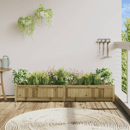 plantekasse 180x31x31 cm imprægneret fyrretræ