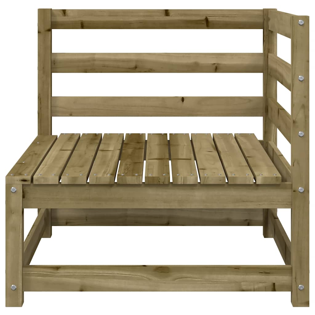 hjørnemodul til havesofa 70x70x67 cm imprægneret fyrretræ