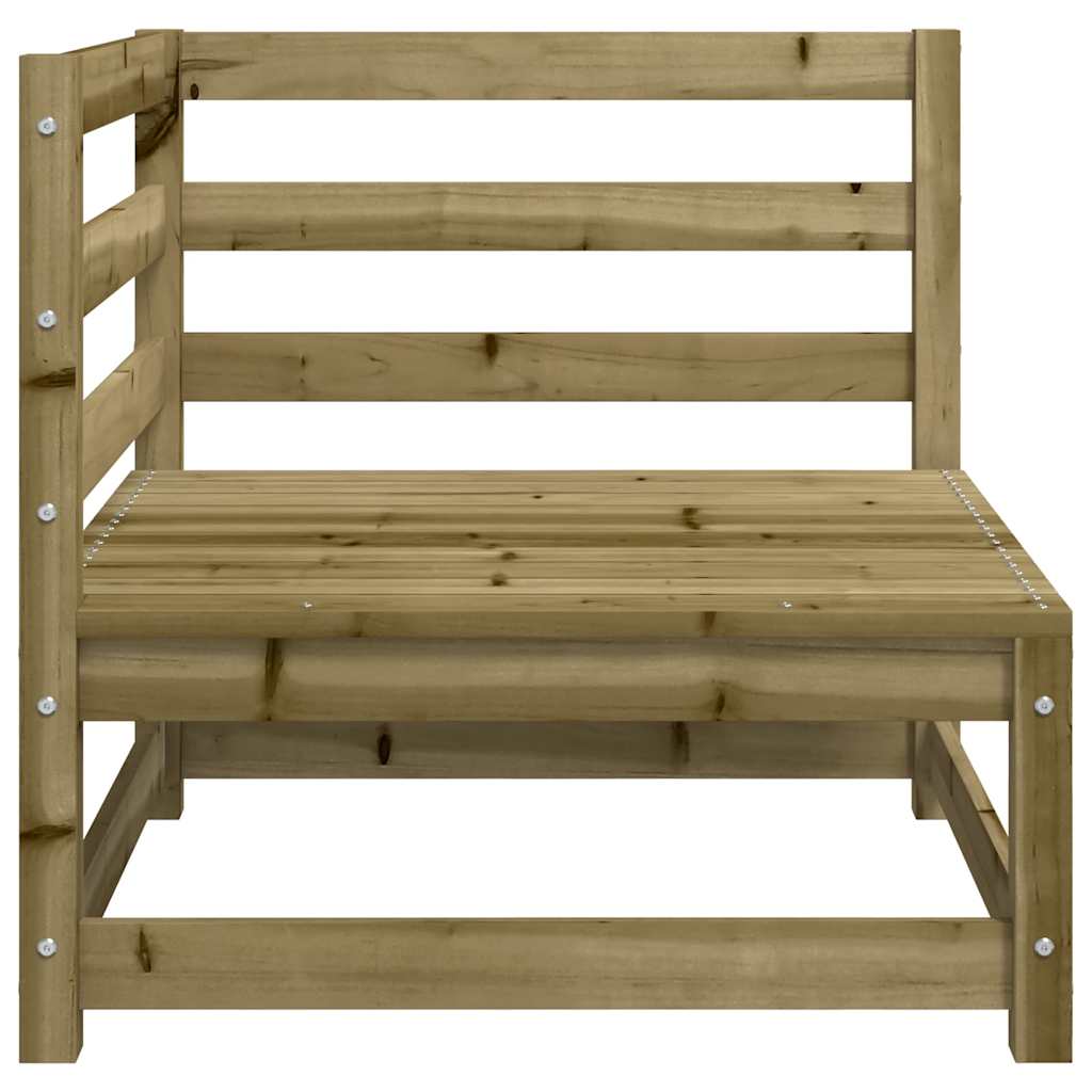 hjørnemodul til havesofa 70x70x67 cm imprægneret fyrretræ