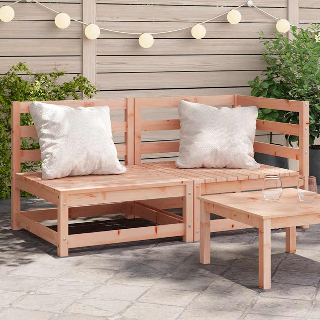 2-personers havesofa massivt douglasgran