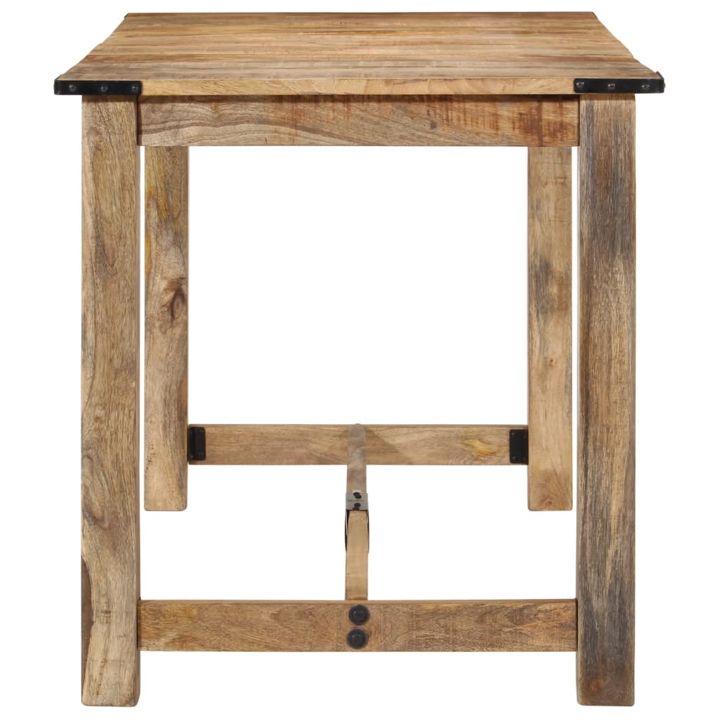 spisebord 140x70x75 cm massivt mangotræ