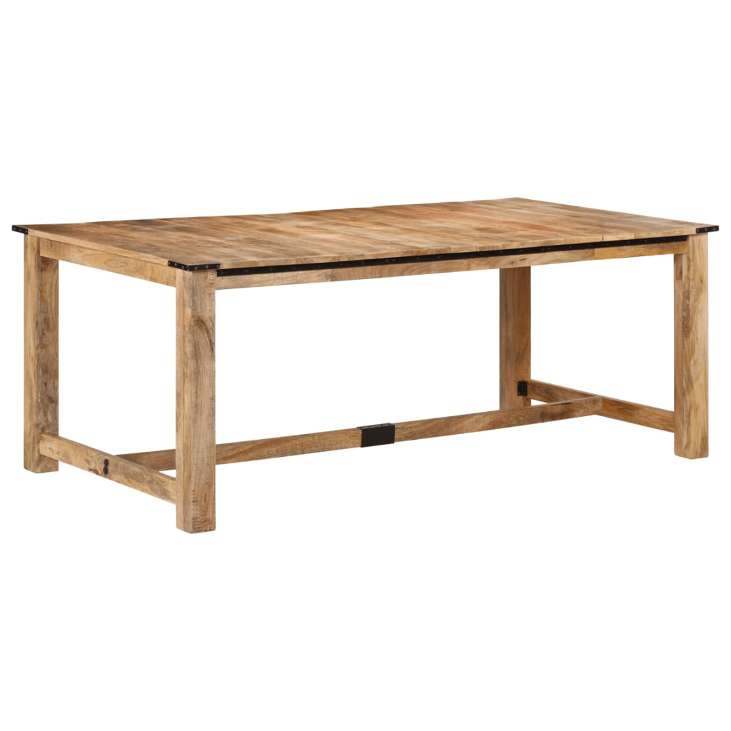 spisebord 200x100x75 cm massivt mangotræ