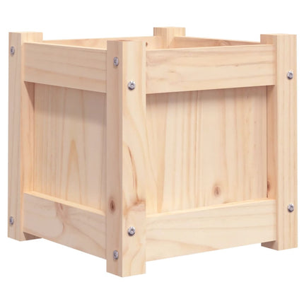 plantekasse 31x31x31 cm massivt fyrretræ