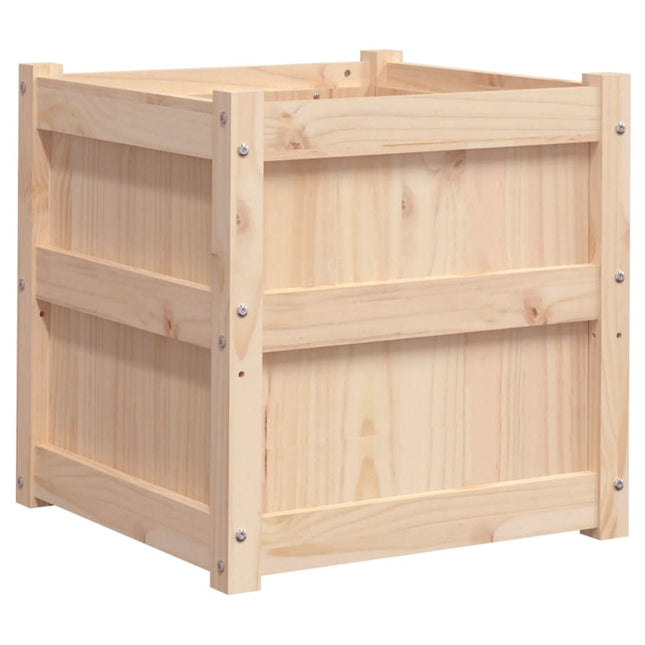 plantekasse 50x50x50 cm massivt fyrretræ