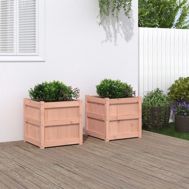plantekasser 2 stk. massivt douglasgran