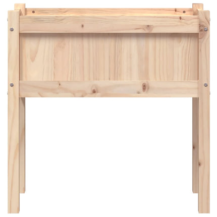 plantekasse med ben 70x31x70 cm massivt fyrretræ