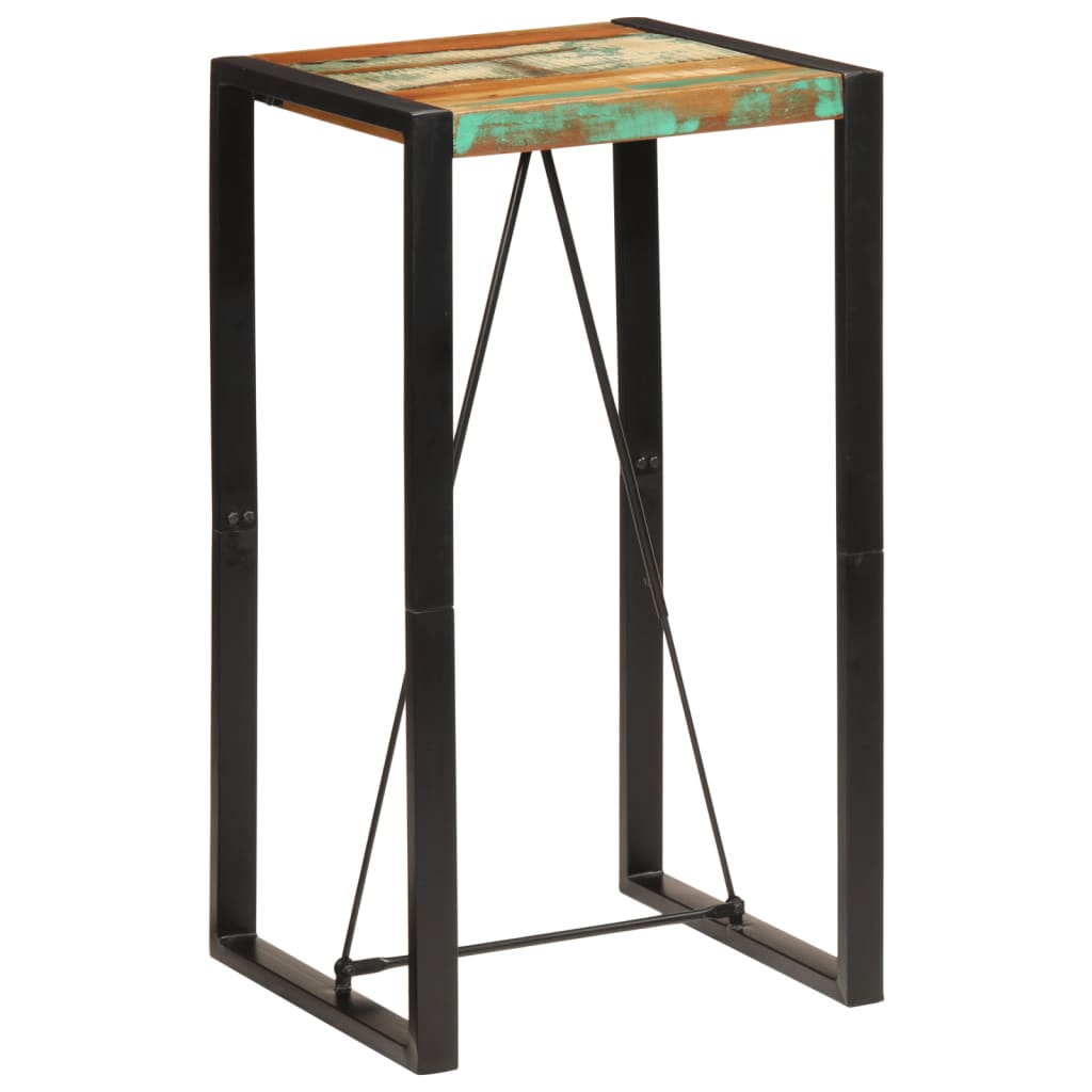 barbord 60x55x110 cm massivt genbrugstræ