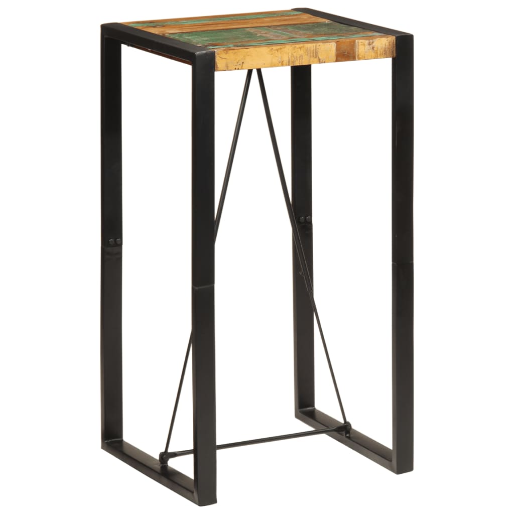 barbord 60x55x110 cm massivt genbrugstræ