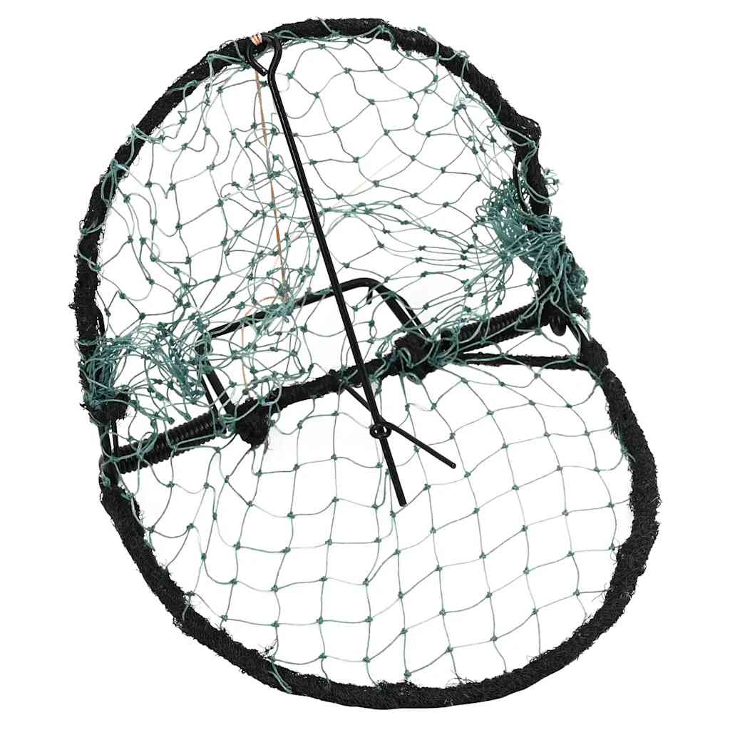 fuglenet 20 cm stål grøn