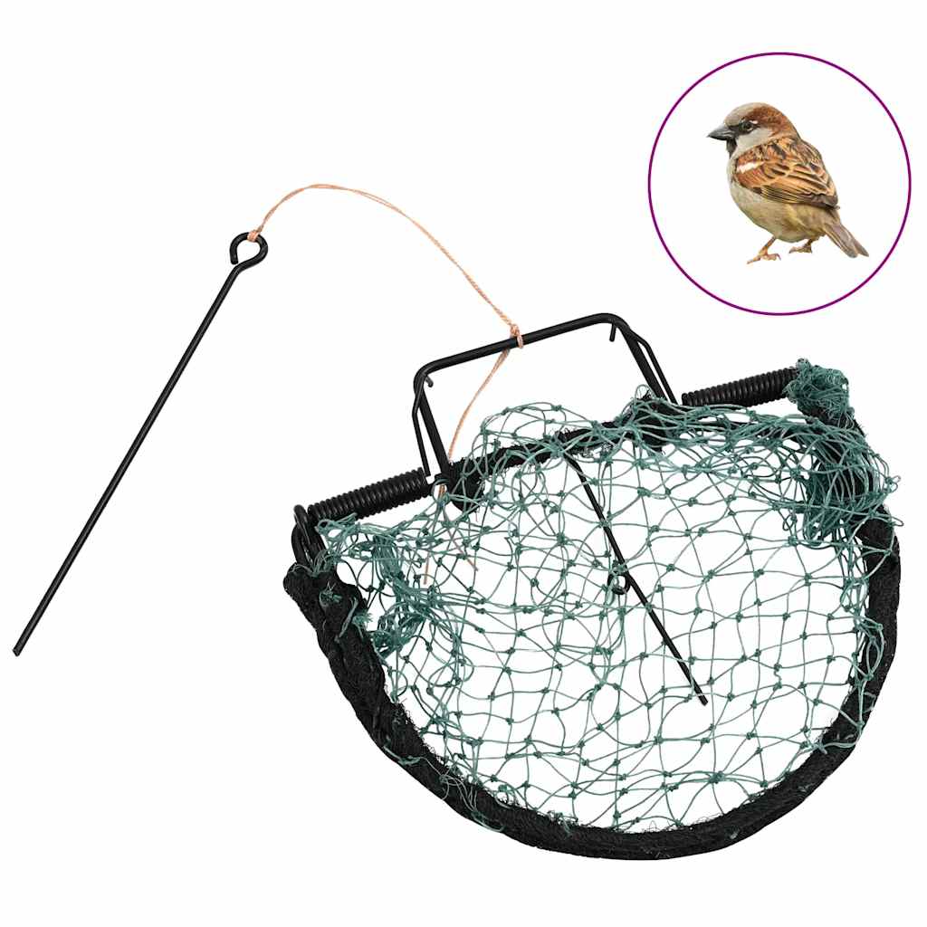 Fuglenet 20 Cm Stål Grøn - Vidaxl