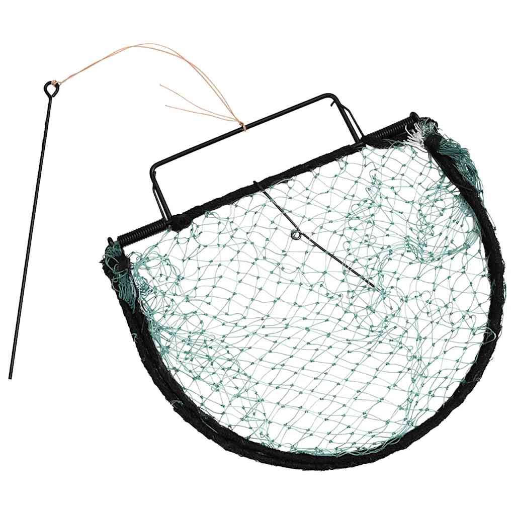 fuglenet 30 cm stål grøn