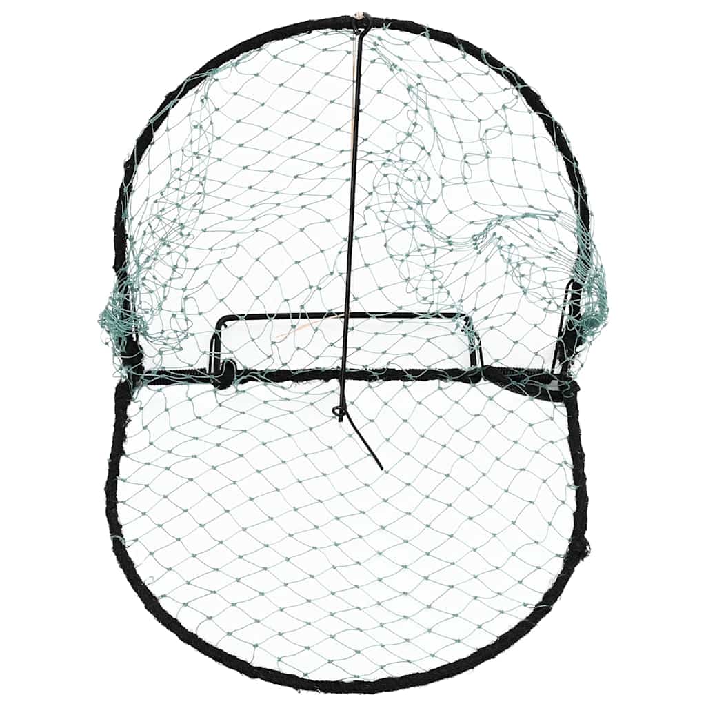 fuglenet 30 cm stål grøn