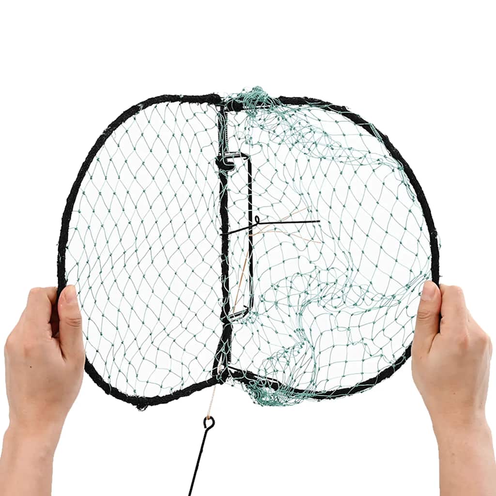 fuglenet 30 cm stål grøn