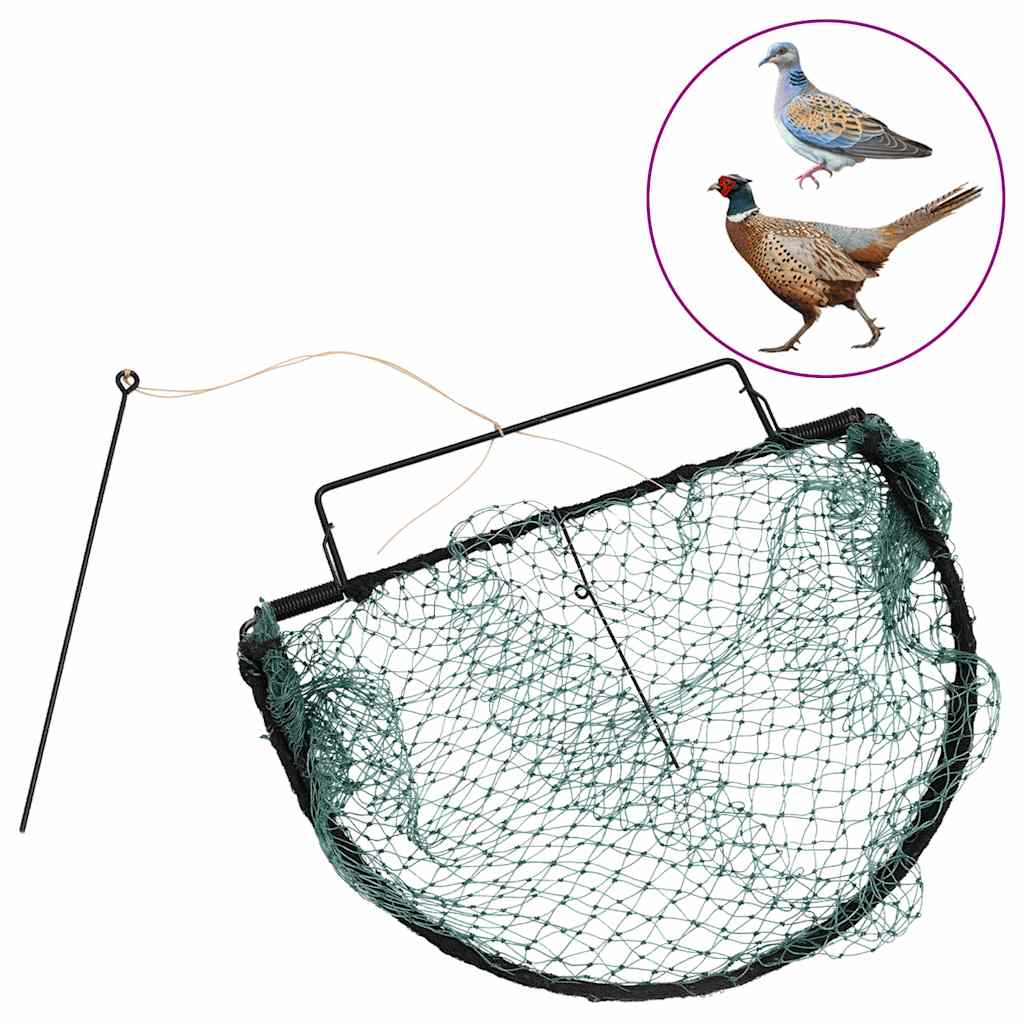 Fuglenet 40 Cm Stål Grøn - Vidaxl