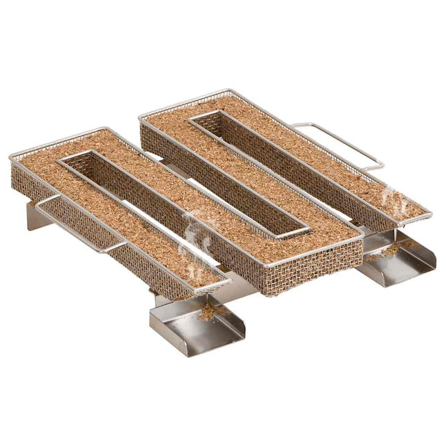 koldrøgsgenerator 22,5 cm fire sider rustfrit stål