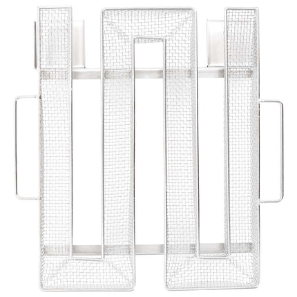 koldrøgsgenerator 22,5 cm fire sider rustfrit stål