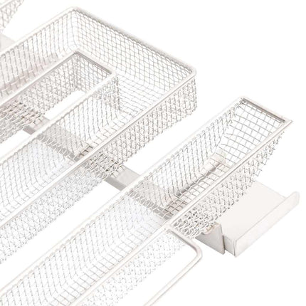 koldrøgsgenerator 22,5 cm fire sider rustfrit stål