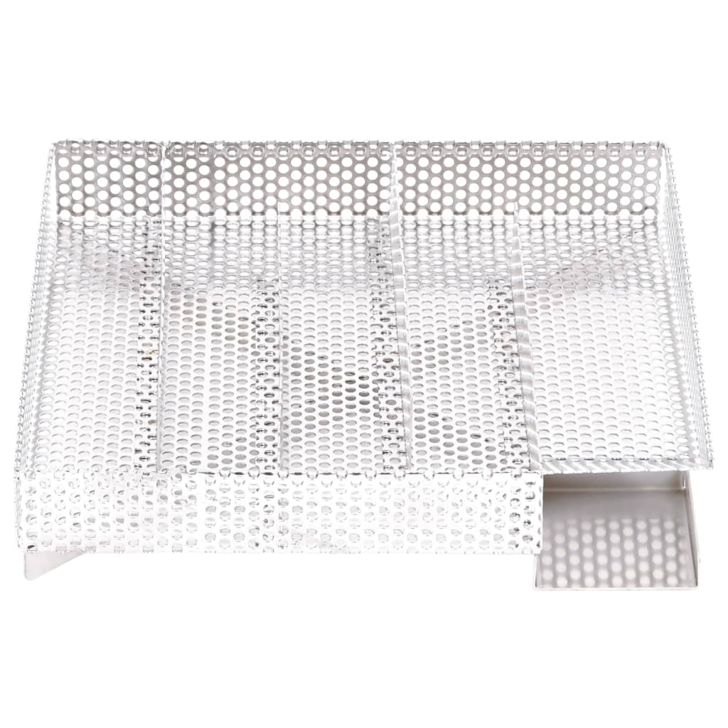 koldrøgsgenerator 21 cm med 5 rum rustfrit stål