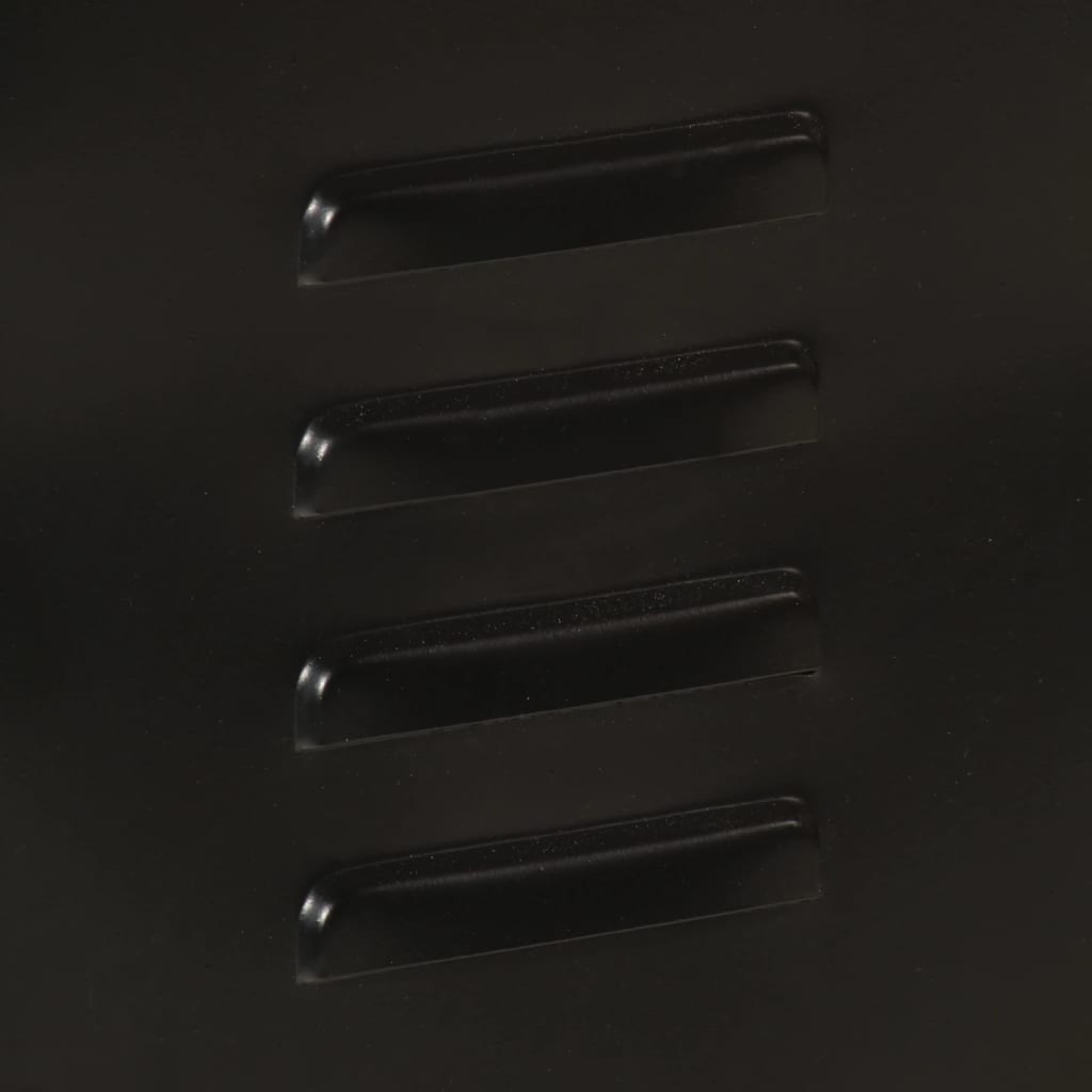 badeværelsesskab 40x27x90 cm jern og massivt mangotræ