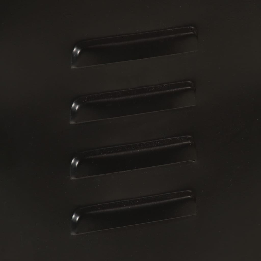 badeværelsesskab 40x30x50 cm jern og massivt mangotræ