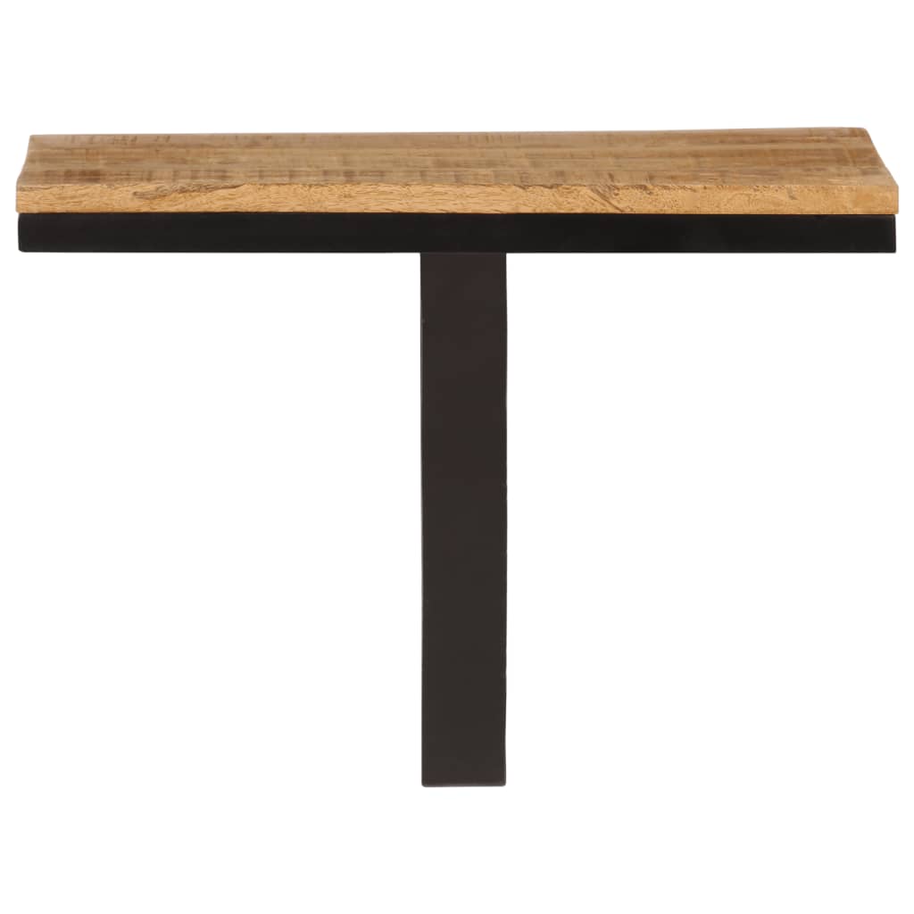 væghylde 40x30x32 cm massivt mangotræ og jern