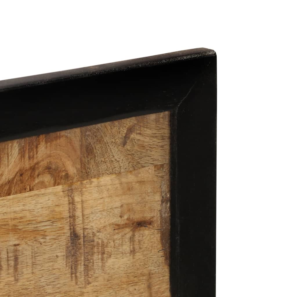 spejl med hylder 80x8x55 cm glas og massivt mangotræ