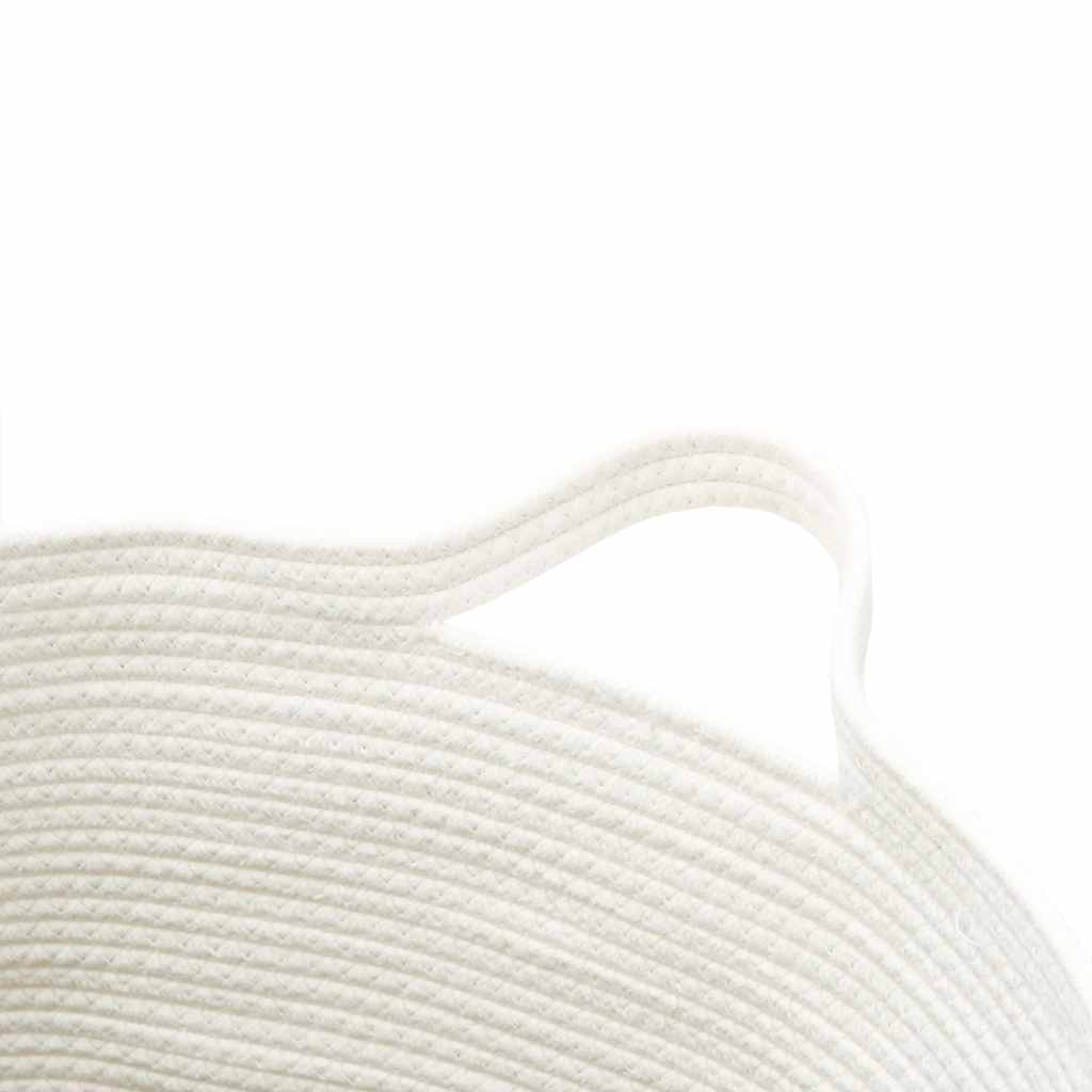 opbevaringskurv Ø49x65 cm bomuld sort og hvid