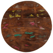 bordplade Ø40x3,8 cm rund massivt genbrugstræ