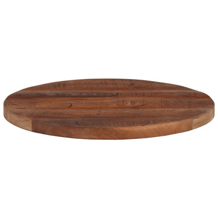 bordplade Ø60x3,8 cm rund massivt genbrugstræ