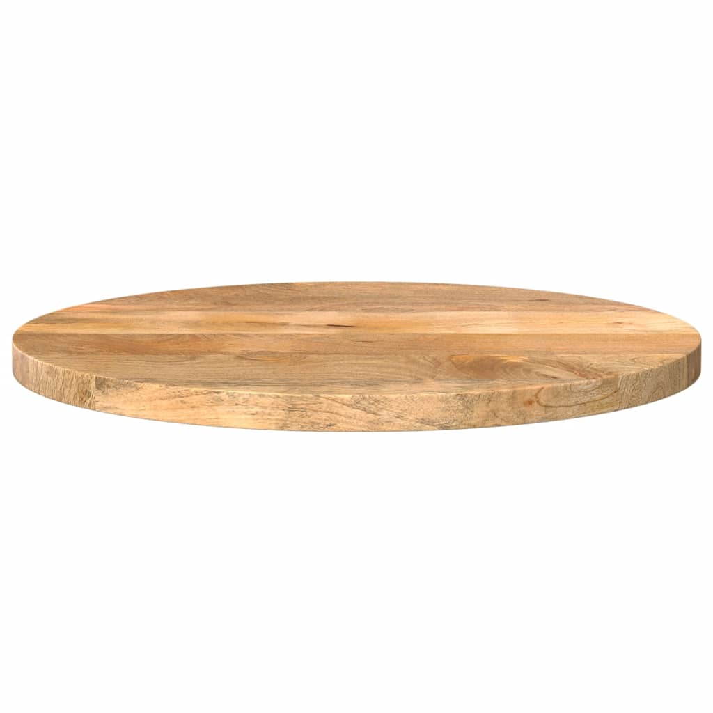 bordplade Ø40x2,5 cm rund massivt mangotræ