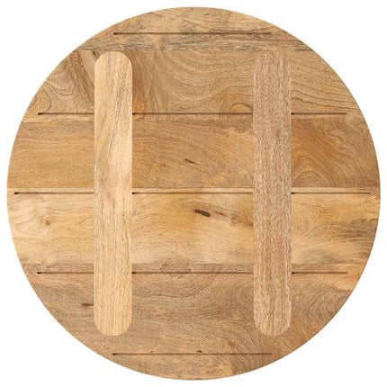 bordplade Ø40x2,5 cm rund massivt mangotræ