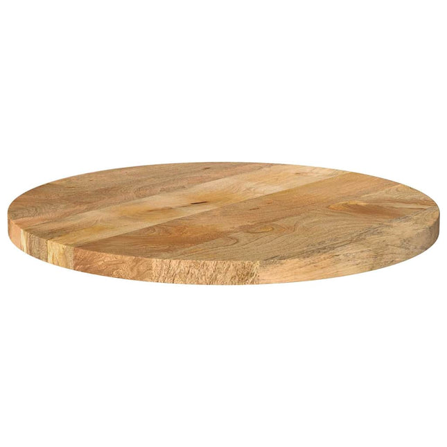 bordplade Ø60x2,5 cm rund massivt mangotræ