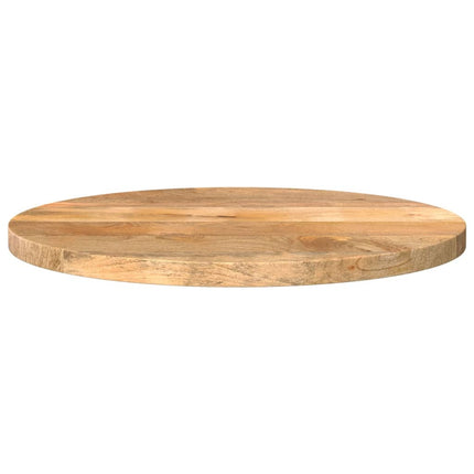 bordplade Ø60x2,5 cm rund massivt mangotræ