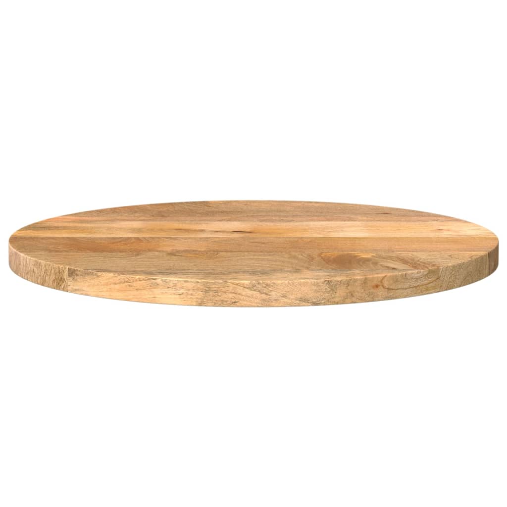 bordplade Ø60x2,5 cm rund massivt mangotræ