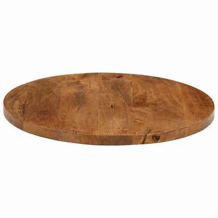 bordplade Ø40x2,5 cm rund massivt mangotræ