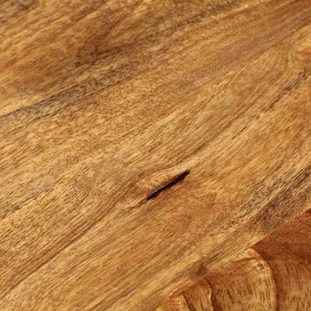 bordplade Ø40x2,5 cm rund massivt mangotræ