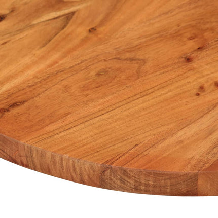 bordplade 140x50x3,8 cm oval massivt akacietræ