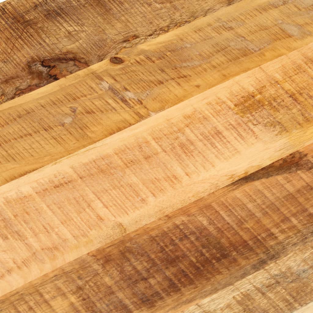 bordplade 120x60x2,5 cm oval massivt ru mangotræ
