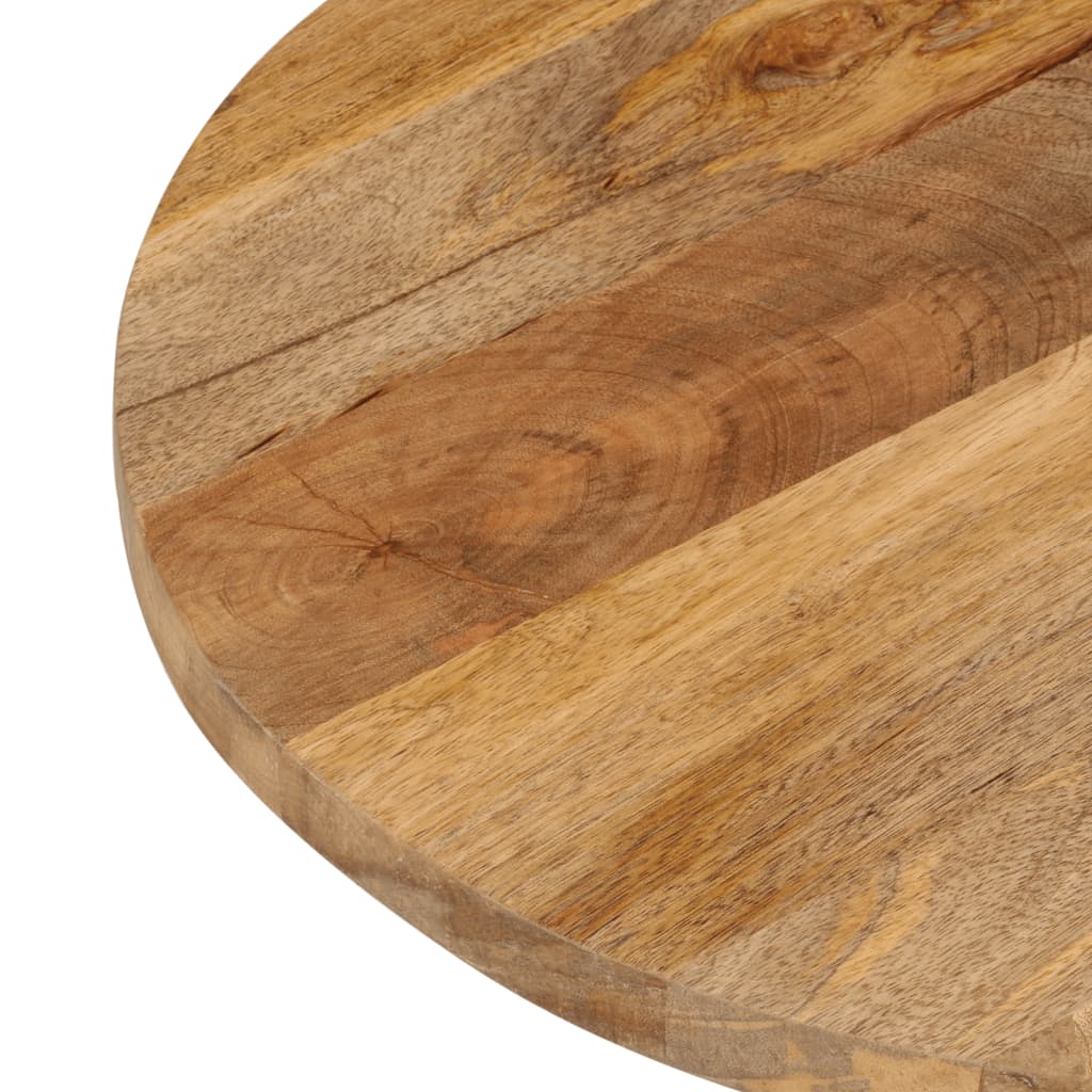 bordplade 140x50x2,5 cm oval massivt mangotræ